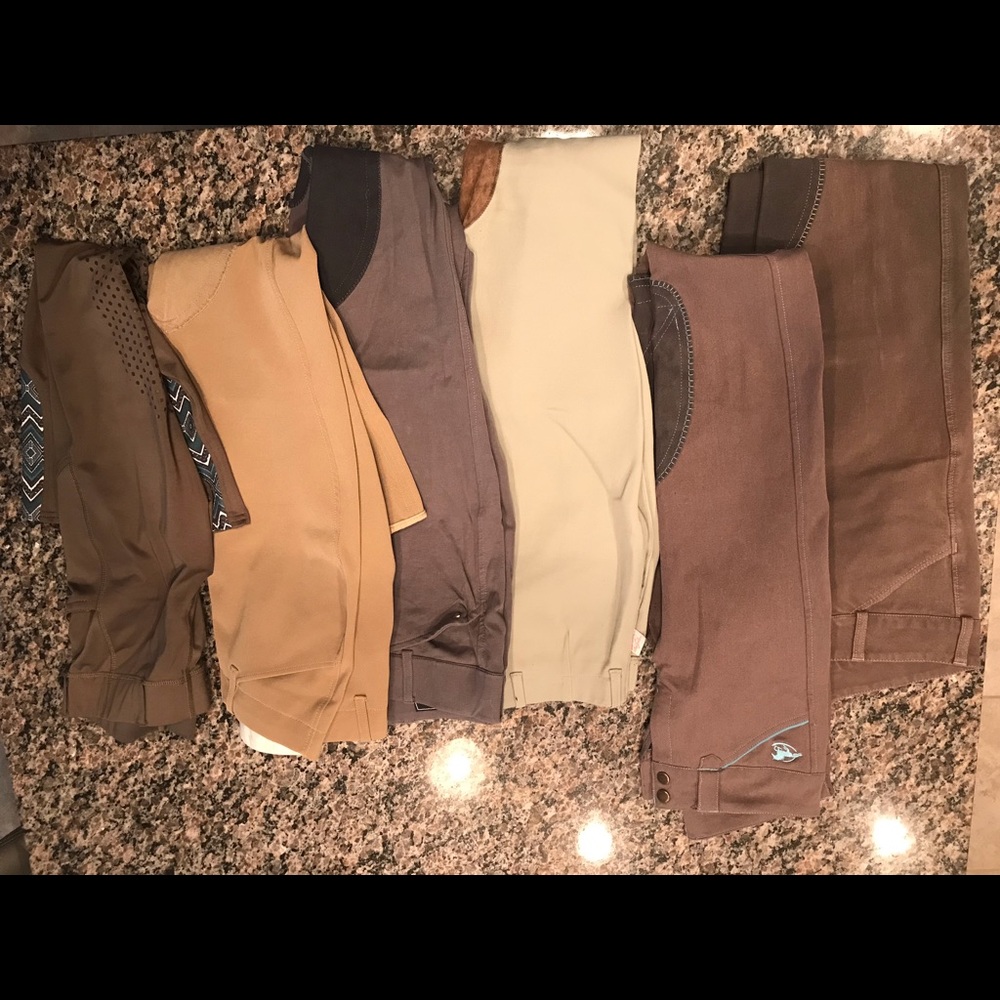 Riding Breeches. Selling 6 for one price! Size 28